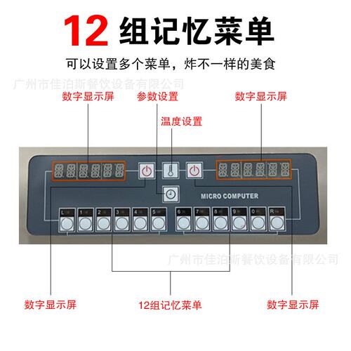 佳泊斯立式电脑版炸炉电热单缸双筛炸炉控温炸炉电油炸炉汉堡设备