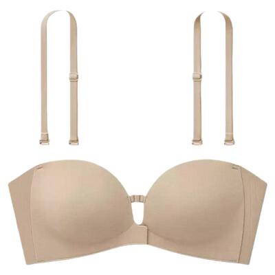 Meolcekob前扣可调节无肩带内衣