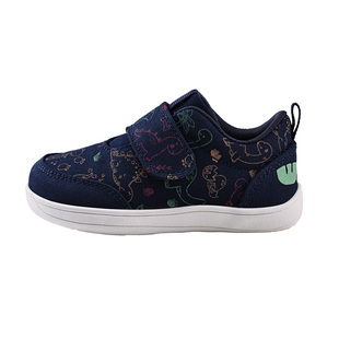 WATELVES小轻帆儿童赤足鞋2026新款春秋季男童帆布鞋女童宽楦童鞋