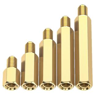 六角铜柱单头铜螺柱电脑机箱主板螺丝帽钉单通螺母间隔离柱支撑柱