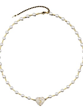 高级感心心相印项链女