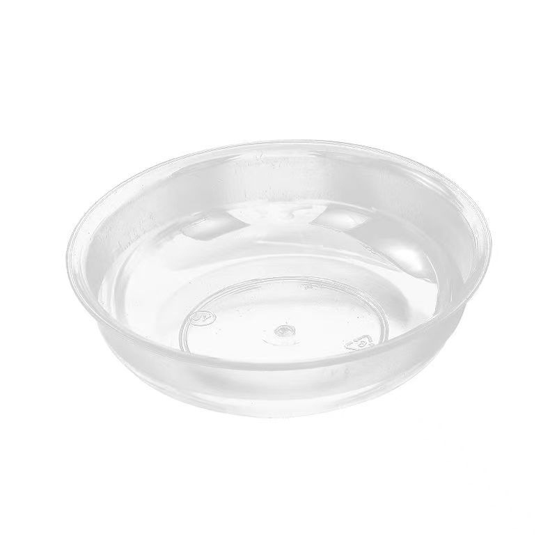 一次性味碟蘸料碟调味碟酱油碟硬质水晶透明塑料小碟圆形加厚家用