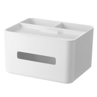 懒角落抽纸巾盒餐桌面遥控器多功能一体客厅带弹簧内置收纳餐巾纸