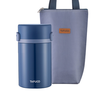 日本泰福高316不锈钢焖烧杯壶冬季天保温饭盒上班族双层粥桶便携