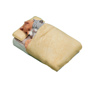 JXK small 单身狗柴犬手办可爱狗模型仿真猫咪桌面汽车摆件冰箱贴