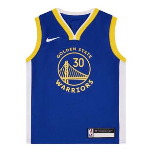 耐克金州勇士队斯蒂芬·库里幼童球衣男童NIKE NBA FZ0891