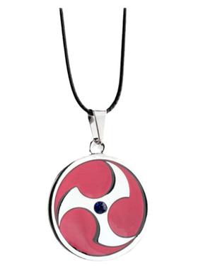 火影忍者动漫周边三勾玉卡卡西木叶钥匙扣动漫新款手链