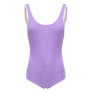 「梁洁同款 」Offland Aprilpoolday Tennis 复古包臀连体泳衣