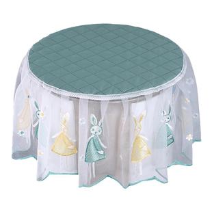 立式空调防尘罩格力柜机空调罩子美的圆柱形开机不取通用圆形盖巾