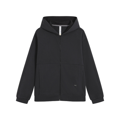 Dodopoli儿童加绒卫衣开衫男女童秋冬精梳棉休闲连帽上衣运动外套