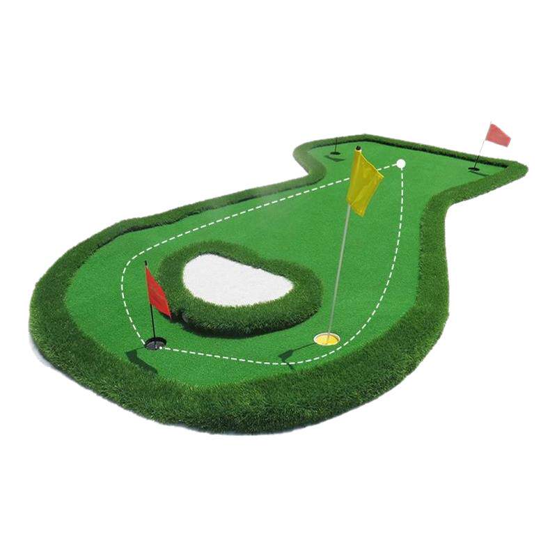 全地形高尔夫果岭B.C.GOLF室内练习毯自带坡度推杆果岭