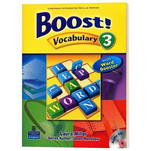 英文原版 Boost! Vocabulary Level 3 Student Book with CD 英文版儿童全英语书