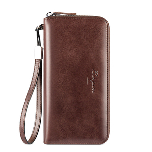 男士卡包长款2025新款卡位多银行卡套真皮防消磁大容量高档钱包男