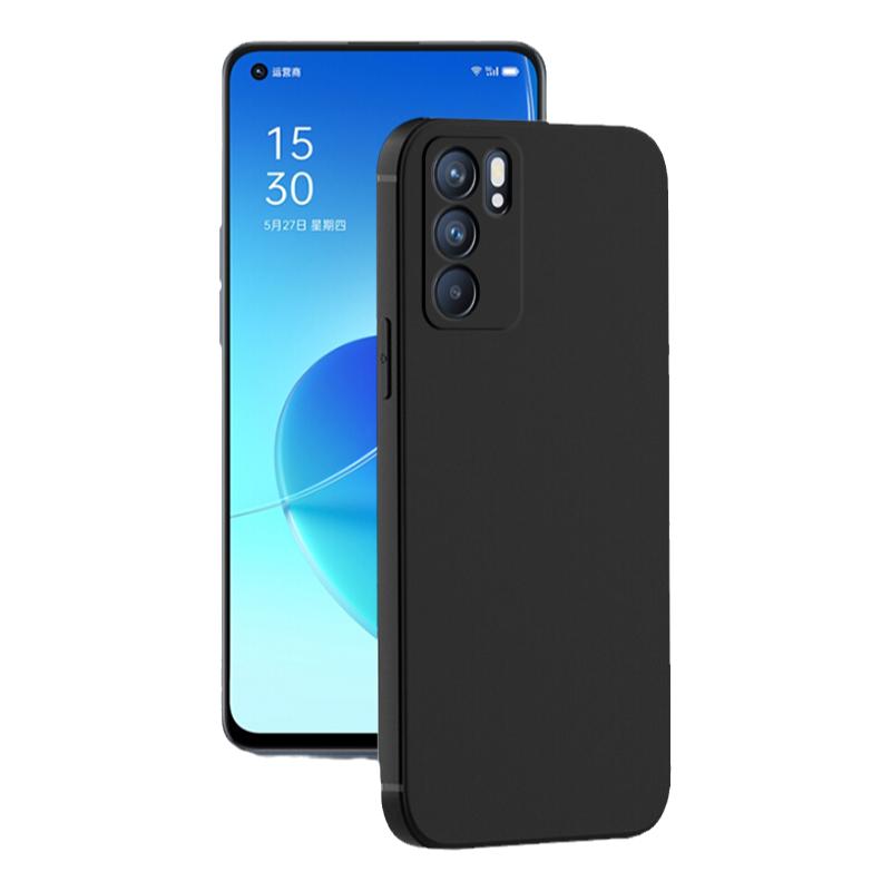 适用于OPPOReno3~16黑色手机壳