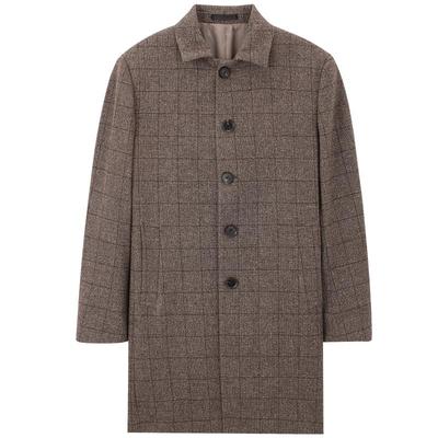 MindBridge百家好羊毛大衣男装