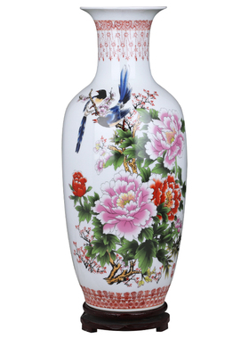 景德镇富贵竹复古风插花陶瓷器