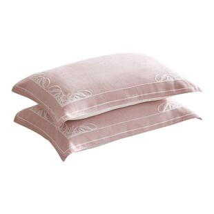 罗莱家纺枕巾学生隔脏抗菌全棉防滑婴幼儿A类枕巾纯棉单只一对装