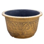 特大号树脂加厚户外耐晒无孔花盆缸养鱼睡莲荷花铜钱草水培碗莲盆