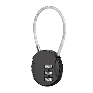 钢丝锁绳锁密码锁头盔行李箱家用防盗防水挂锁学生宿舍小型柜子锁
