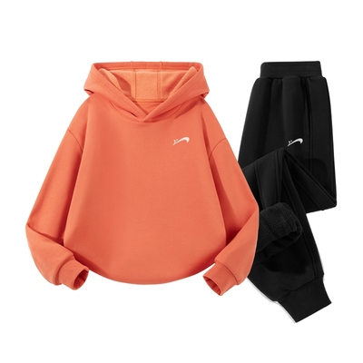 贵人鸟童装儿童连帽卫衣保暖裤子