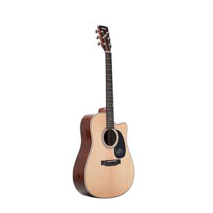 SAGAsf700Cpro萨伽初学者男女入门新手推荐民谣电箱云杉单板吉他