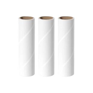 粘毛卷纸粘毛器滚筒可撕式粘尘粘纸滚16cm替换芯沾毛滚刷替换纸