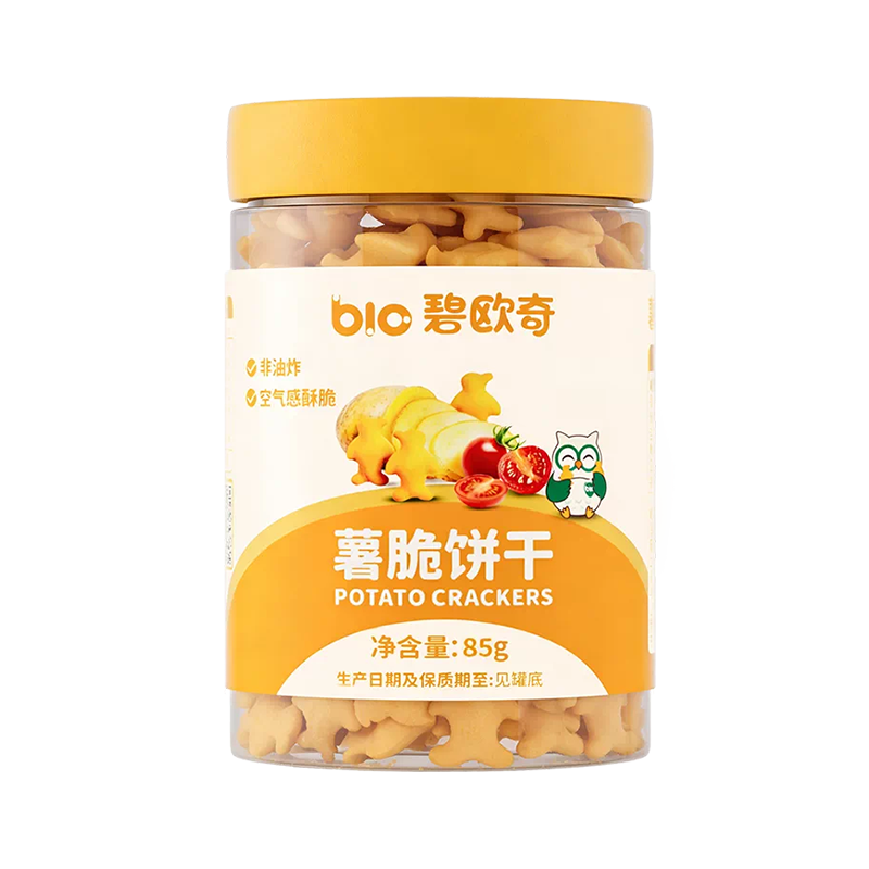 碧欧奇企鹅薯脆饼干儿童健康零食磨牙棒点心送一岁宝宝婴儿辅食谱