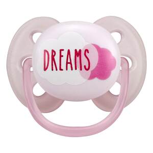 喵咪宝贝母婴用品Avent飞利浦新安怡婴儿安抚奶嘴0到3个月6-18防胀气硅胶马卡龙扁