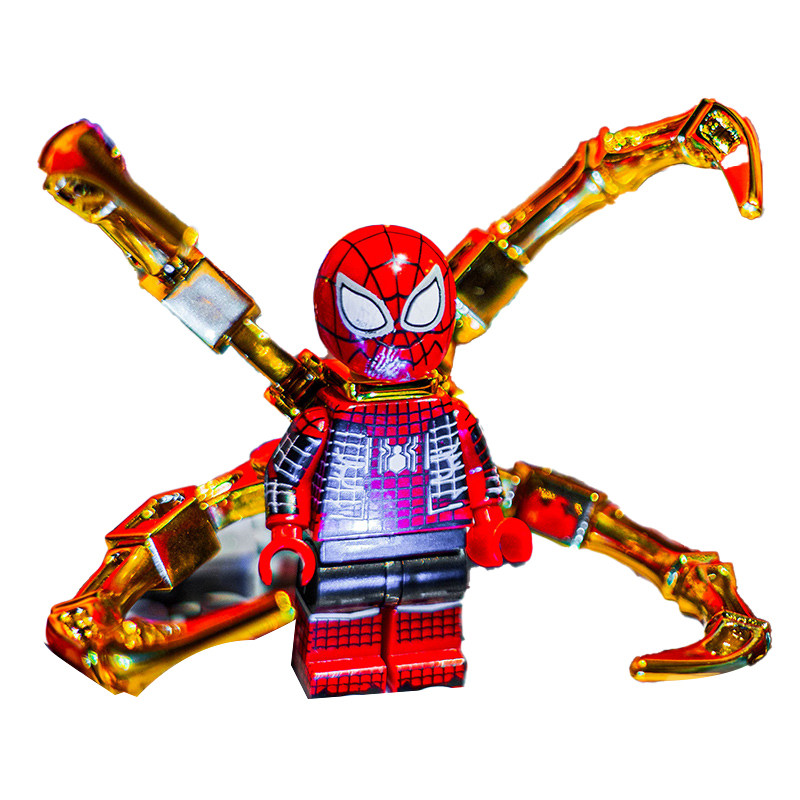 中国积木MOC蜘蛛侠3英雄无归SpiderManNoWayHome奇异博士人仔玩具