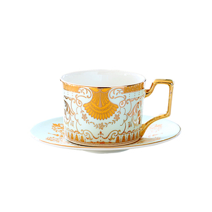 高档精致咖啡杯套装陶瓷家用欧式英式下午茶茶具红茶杯骨瓷小奢华