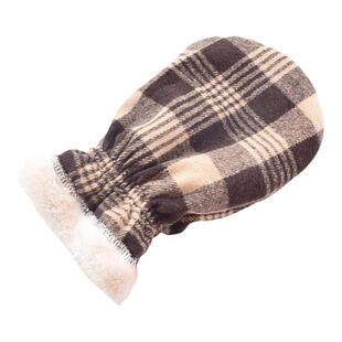 骨折加绒保暖巴掌套无手指截肢手腕手指受伤打石膏戴的短棉手套冬