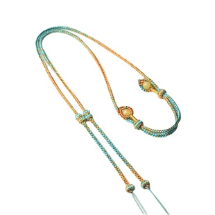 高级锁骨链横穿转运珠南红蜜蜡天珠绿松单珠吊坠挂绳朱砂项链绳