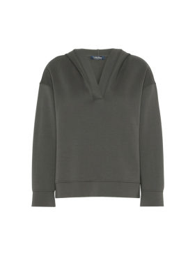 【秋冬新降】MaxMara 26新品女装连帽V领套头卫衣9926036106&