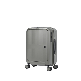 Asia Luggage日本OneTouch前开盖电脑袋行李箱万向静音轮拉杆箱