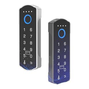 免打孔柜子密码锁指纹锁新型抽屉锁衣柜门储物柜室外鞋柜隐形暗锁