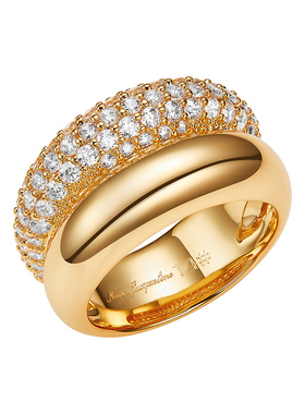 NJJewelry钻饰双圈戒指
