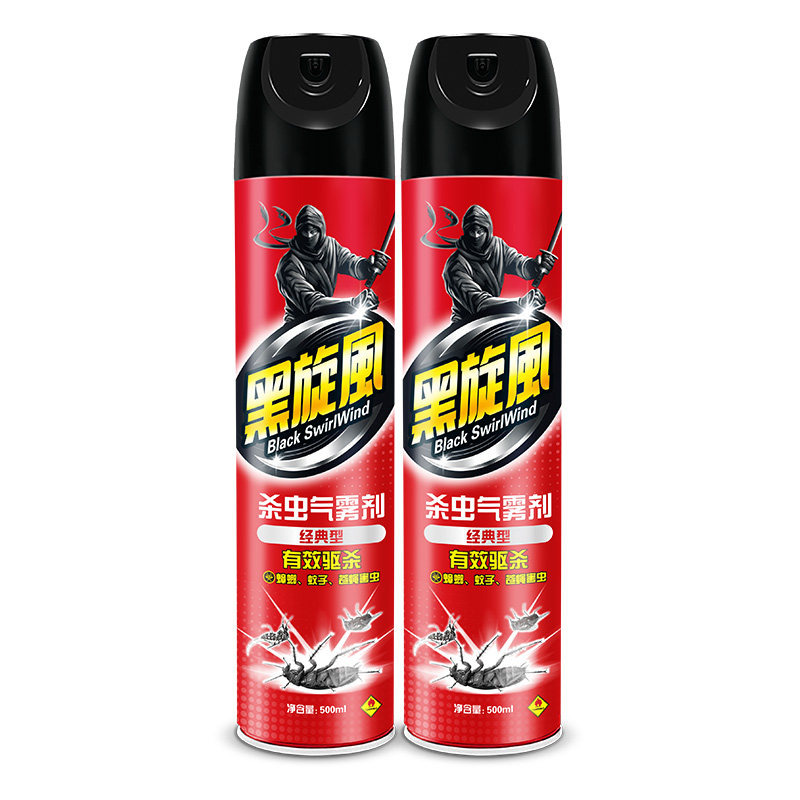 黑旋风杀虫喷雾剂家用室内除蚊虫苍蝇蚂蚁灭蚊蟑螂药非无毒气雾剂