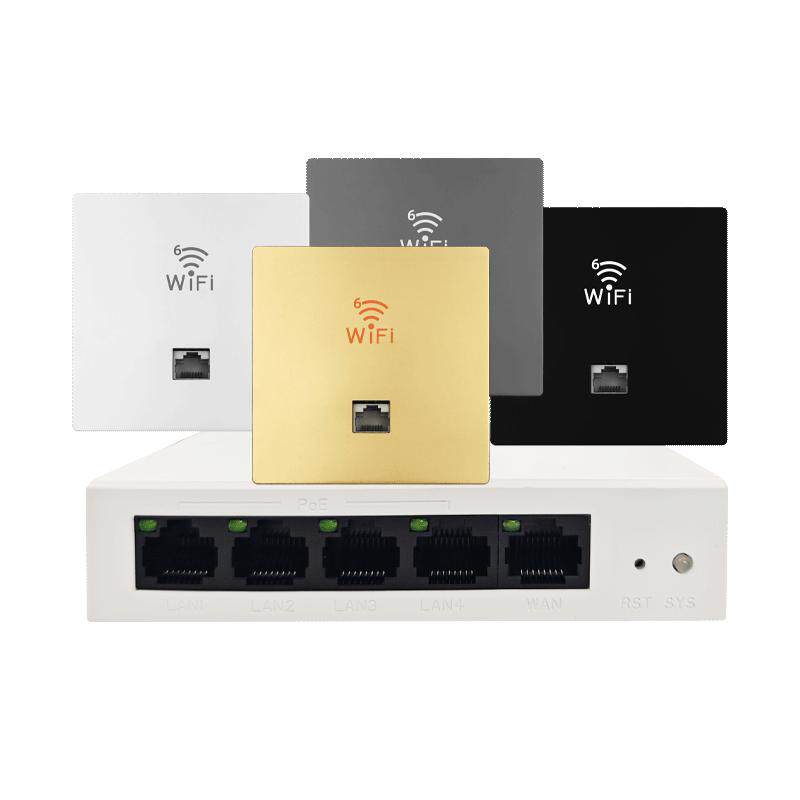 Wifi6路由器千兆86型墙壁无线AP面板5G双频全屋覆盖组网统一管理