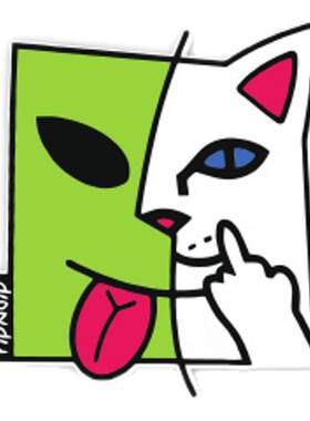 反光车贴ripndip潮牌TLP滑板