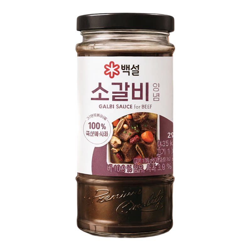 CJ-Beksul白雪韩国烤牛排酱290克腌肉酱汁烧肉汁炖焖烹调烧肉酱汁