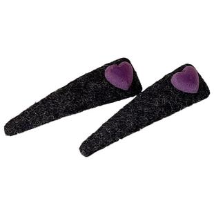 气质韩系爱心边夹BB夹侧边前额刘海夹女高级感百搭ins风发夹头饰