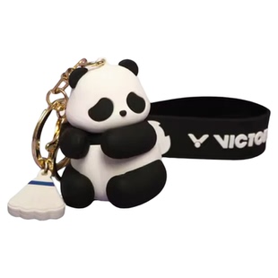 VICTOR/威克多羽毛球包挂件汤尤杯纪念熊猫配饰送礼物纪念品胜利
