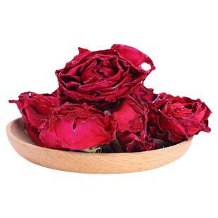玫瑰花茶云南墨红玫瑰花冠茶天然大朵可食用礼盒干玫瑰花平阴玫瑰