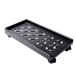 台式电脑主机底座托盘可移动滑轮机箱架子家用办公简约托架置物架