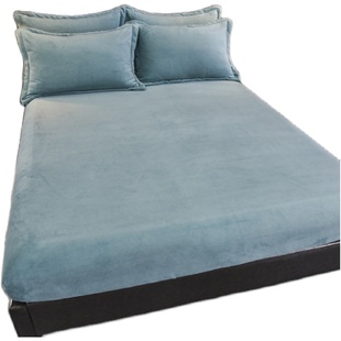 定做订制加厚牛奶绒床笠床罩榻榻米高低拼接床90*100*120*135*190