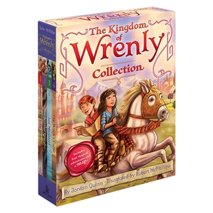 儿童魔法故事1-4册盒装 英文原版 The Kingdom of Wrenly Collection 1-4 儿童魔法故事 奇幻冒险章节小说 进口英语书