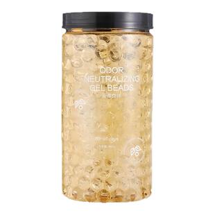 大瓶栀子花芳香珠室内持久空气清新剂车内臭除味神器卫生间固体珠