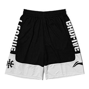 李宁运动短裤男子夏季新款透气BADFIVE跑步五分裤子3+1篮球裤短裤