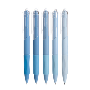 高颜值中性笔ST笔尖0.5mm刷题笔学生备考专用舒适软握正姿签字笔大容量巨能写碳素笔速干顺滑流畅不断墨水笔