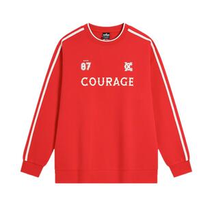 特步新春系列丨套头卫衣男女款休闲潮流红色时尚百搭情侣运动上衣